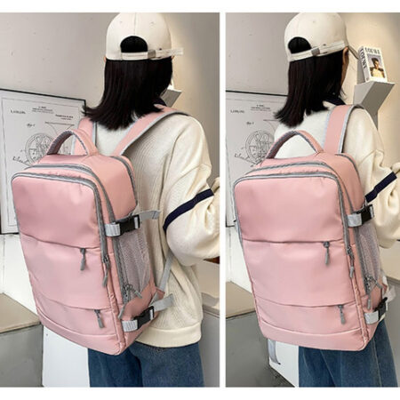 Mochila De Viagem Impermeável Feminina De Grande Capacidade - Imagem 10