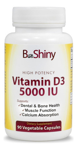 Beshiny Vitamin Diu De Alta Potência 90 Cápsulas Vegetariana