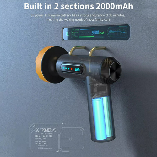 Novo Máquina De Polimento Portátil Sem Fio Para Carro - Imagem 6