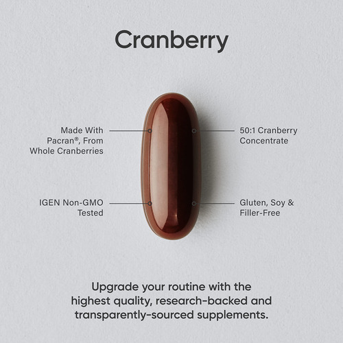 Suplemento Sports Research Cranberry Fruit Complex 90 Cápsul - Imagem 5