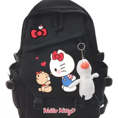 Mochila Feminina Hello Kitty, Para Meninas, Secundária, Japã - Imagem 5