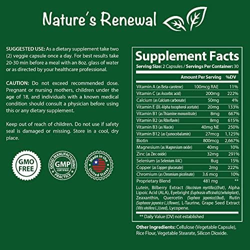 Suplemento Natures Renewal Eye Health Complex Com Zeaxanti - Imagem 2