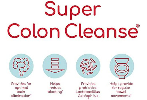 Health Plus Super Colon Cleanse, 45 Porções, 12 Onças (pacot - Imagem 3
