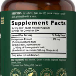 Extrato De Romã Tahoe Nutritionals | 200 Cápsulas | 3750mg |