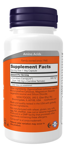 Agora Suplementos De Alimentos, L-carnitina 500mg, Forma Mai - Imagem 2