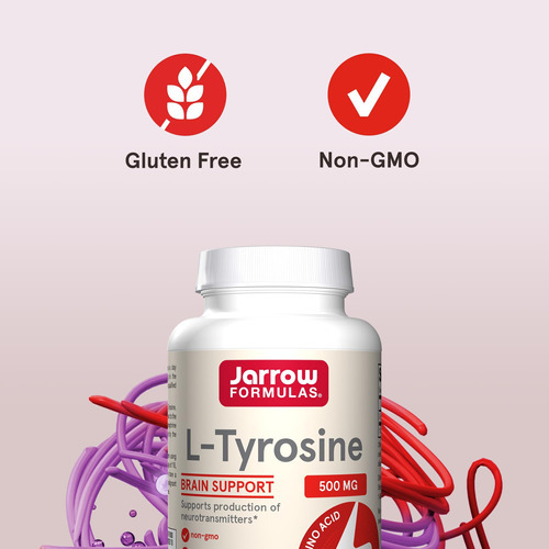 Jarrow Fórmulas L-tyrosine 500 Mg, Suplemento Dietético, Sup - Imagem 5