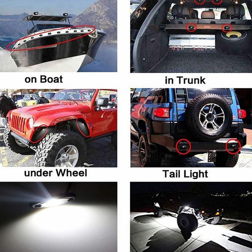 Par Rock Lights Branco 9leds Ip68 Chassis Uni Uni Uni - Imagem 6