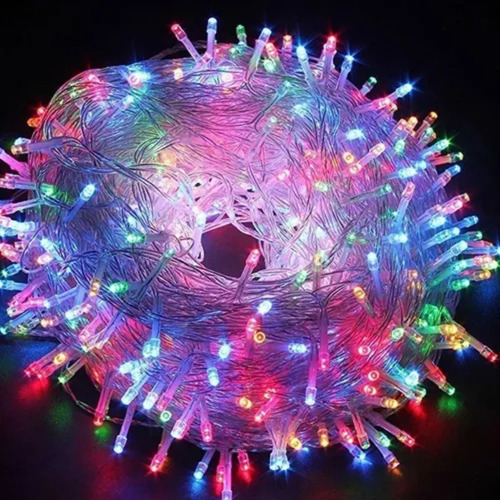 Z Pisca Pisca 100 Leds Decoração Natal 8 Função 10mts - Imagem 4