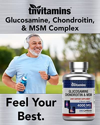 Cápsulas De Suplemento De Glucosamina, Condroitina E Msm (4 - Imagem 4