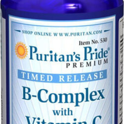Liberação Temporal De Vitamina B E Vitamina C Da Puritans Pr