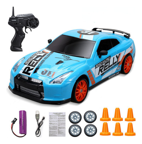 Drift Rc Car Pequeno Carro De Corrida 4x4 Recarregável - Imagem 14