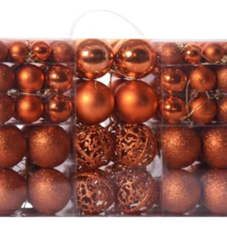 Conjunto De Enfeites De Bolas De Natal De 100 Peças - Imagem 11