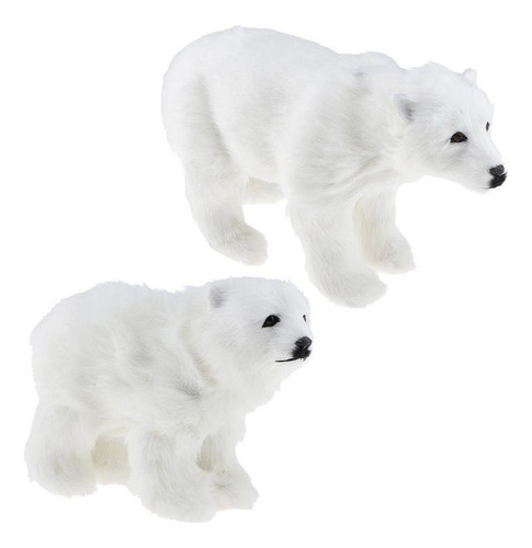 I Taxidermia De Urso Polar 31x18cm - Imagem 10