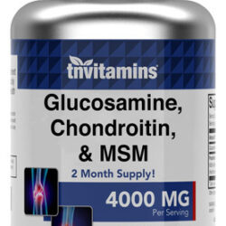 Cápsulas De Suplemento De Glucosamina, Condroitina E Msm (4