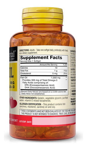 Mason Vitamins Mason Fish Oil 1000mg Omega-3 Softgels - Imagem 2