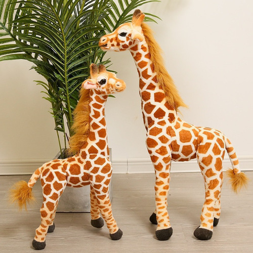 // S Novo Pelúcia Girafa Gigante Macia Presente Boneca Para - Imagem 4