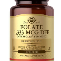 Folato 1.333 Mcg Dfe (metafolin® 800 Mcg) Comprimidos - 100