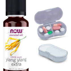 Now Foods Óleo Extra De Ylang Ylang 30ml + Porta Cápsulas