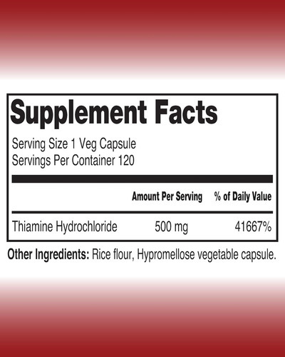 The One Pill Cura Integrativa Vitamina B1 Cloridrato De Tiam - Imagem 2