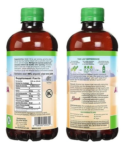 Gel De Aloe Vera Lily Of The Desert, Sem Conservantes - Bebi - Imagem 2