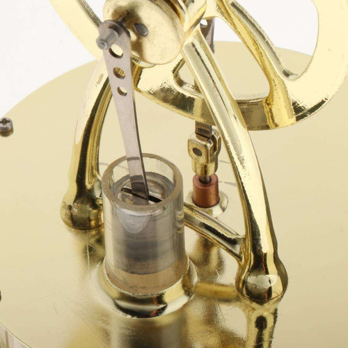 Diy Air Stirling Motor Modelo Motor Coração Steam Power - Imagem 5