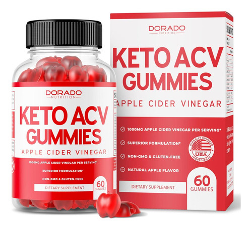 Gomas Keto Acv Para Perda De Peso Avançada (1000mg) Gomas Ac