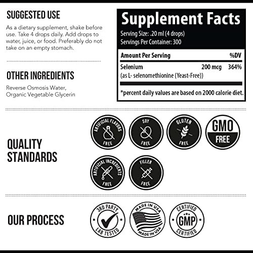 Selênio - 200 Mcg, Forma De Selenometionina, 300 Porções - - Imagem 5