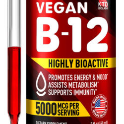 Gotas Sublinguais Ktd Biolabs B12 5000 Mcg - Fabricadas Em