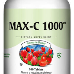 Maxi-health Max Vitamina C -1000mg - Com Bioflavonóides - 10
