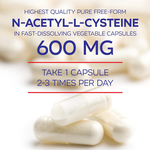 Nutrina Nac 600 Mg - Suplemento Nac Para Suporte Imunológico - Imagem 6