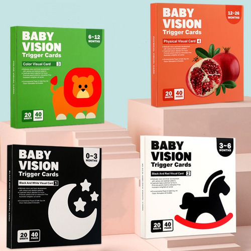 Cartão De Brinquedo De Treinamento Visual Para Educação Infa - Imagem 2