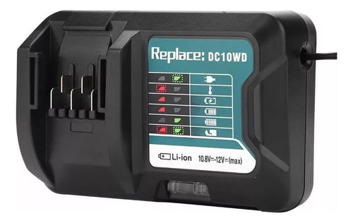 A Carregador Rápido De Bateria De Lítio 10,8-12v Para Makita - Imagem 8