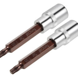 S Soquete T35 Torx Bit S2 Acero De 1/2 Polegada Com Unidade