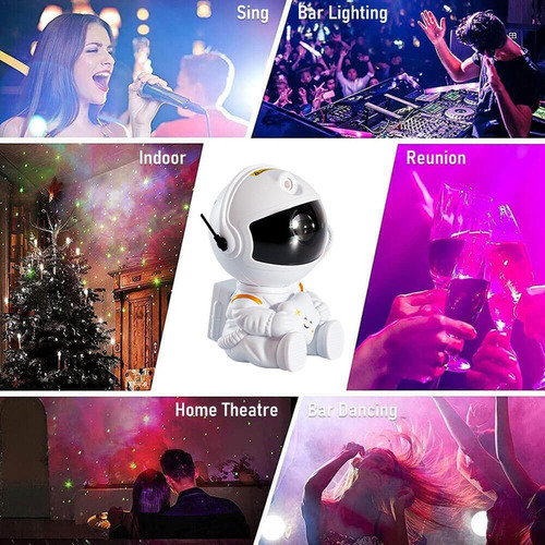 Projetor P1astronaut Led Night Light Starry Projectors Lamp - Imagem 4