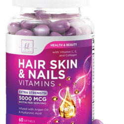 Vitaminas Capilares Para Mulheres Com Biotina 5000mcg - Saúd
