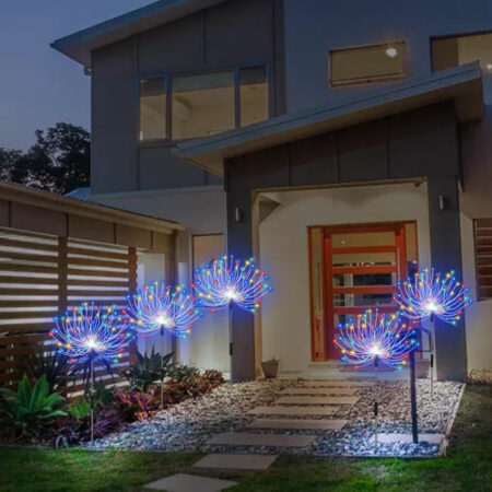Luzes Solares De Fogos De Artifício, Luzes Decorativas 5pcs. - Imagem 23