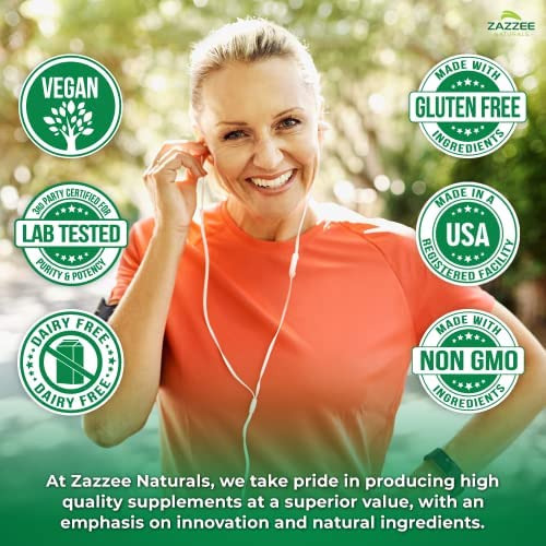 Zazzee Mimosa Pudica Seed 10:1 Extract, 200 Vegan Capsules, - Imagem 5