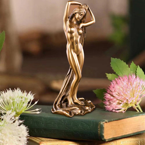 Estátua Feminina De Resina Nua, Artesanato Doméstico, Orname - Imagem 2