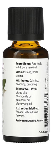 Mistura De Óleo De Néroli Now Foods 30 Ml Importado 3un - Imagem 4
