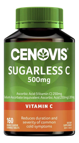 Cenovis Vitamina C 500mg Sugarless 160 Comprimidos Produto D