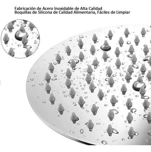 Cabeça De Chuveiro De Chuva De Baixa Pressão De 8 Polegadas - Imagem 5