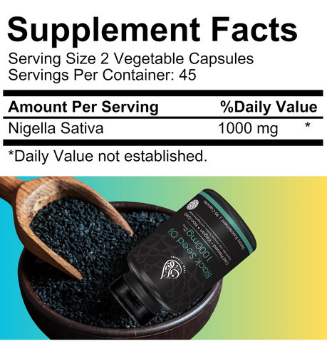 Cápsulas De Óleo De Semente Preta Natural Halal De Vitaminas - Imagem 6