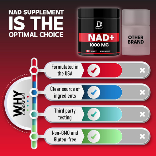 Suplemento Nad + 1000 Mg - Suplemento Nad Puro - Reparo De E - Imagem 6