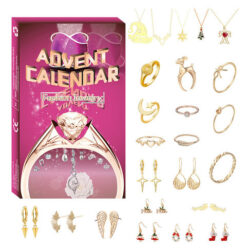 Calendário Do Advento De Natal Com 24 Joias E Presentes
