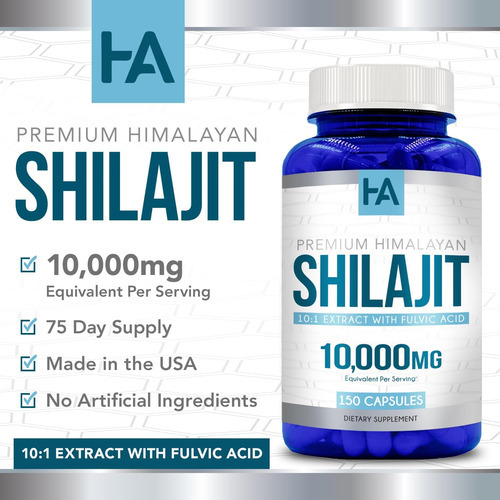 Healing Awakening Shilajit 10.000mg (150 Cápsulas) - Cápsula - Imagem 3