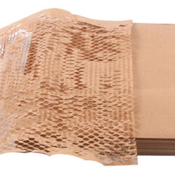 Rolo De Papel Kraft Para Amortecimento Favo De Mel 30x30cm
