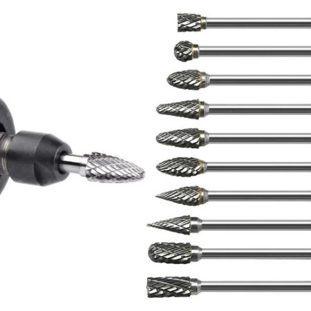Lima Fresa Rotativa Metal Duro Tungstênio Retifica 10 Peças - Imagem 2