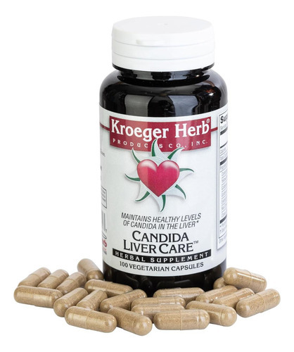 Kroeger Herb, Candida Liver Care - 100 Cápsulas Vegetarianas
