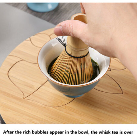 Pincel Matcha Tool Bamboo Tea Whisk Bowl De Estilo Japonês - Imagem 10