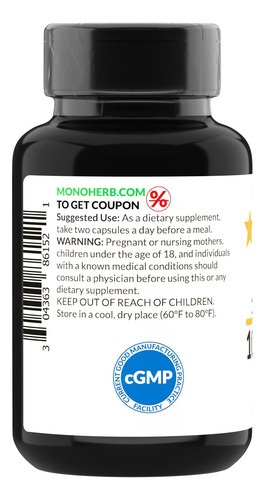 Monoherb Extrato De Cogumelo Enoki 1000 Mg - 90 Cápsulas Veg - Imagem 3